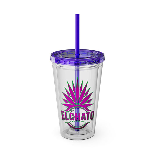 Sunsplash Tumbler with Straw, 16oz